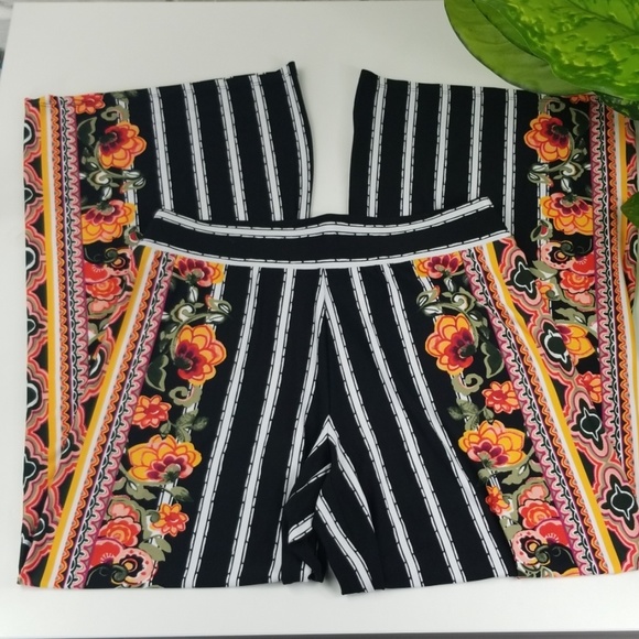 Cato Pants - Cato Palazzo Pants Floral Womems Small